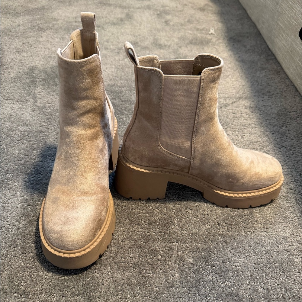 Madden Girl Chunky Chelsea Ankle Boots